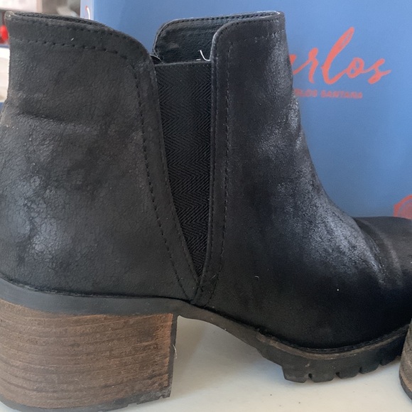 Carlos Santana ‘Gill’ Black Booties EUC Size 11 comes with original box - Picture 9 of 16